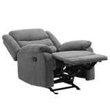 Arm Chairs & Recliners: Fabric glider recliner