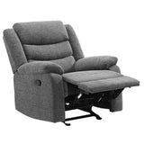 Arm Chairs & Recliners: Fabric glider recliner
