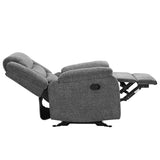 Arm Chairs & Recliners: Fabric glider recliner