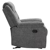 Arm Chairs & Recliners: Fabric glider recliner