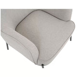 Arm Chairs & Recliners: Hugo upholstered armchair ivory