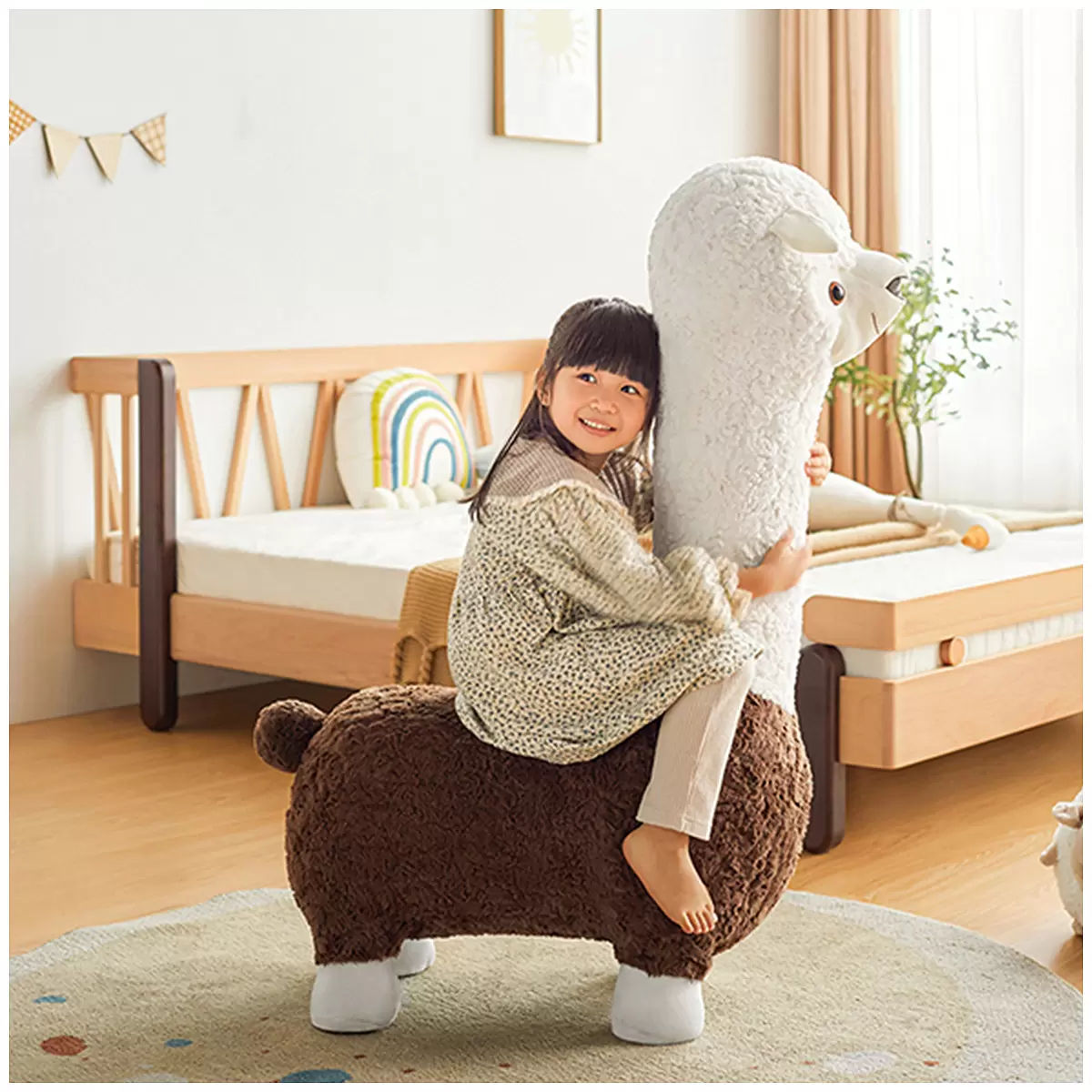Arm Chairs & Recliners: Llama inspired sofa
