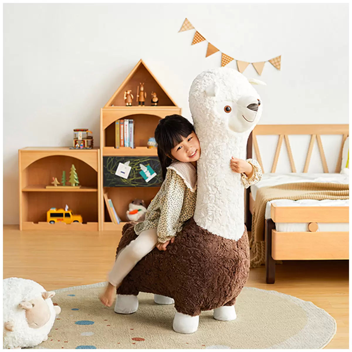Arm Chairs & Recliners: Llama inspired sofa