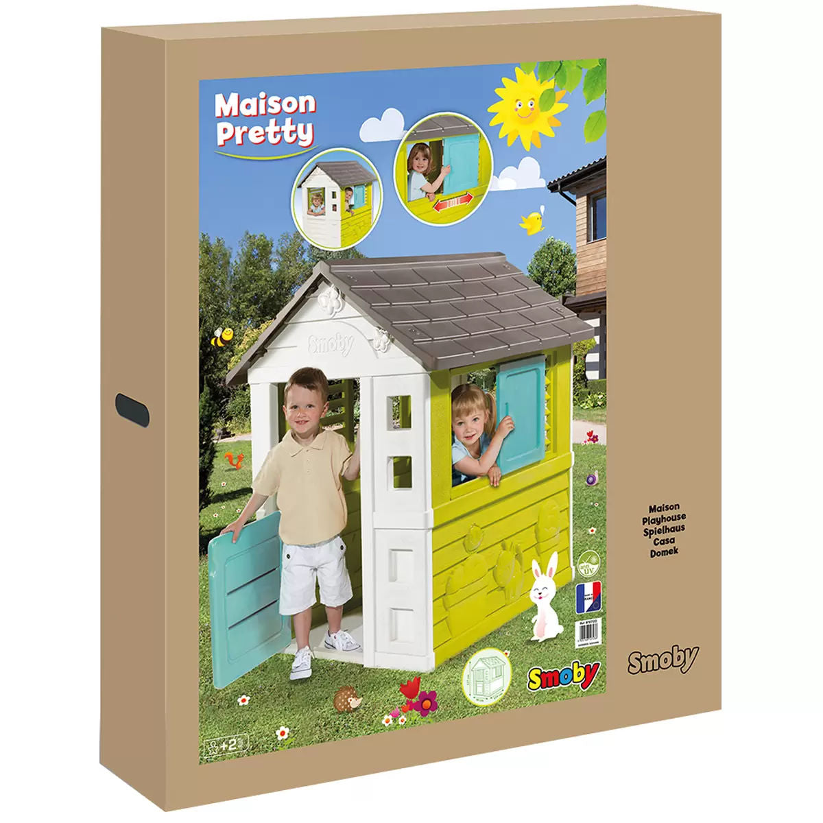 Outdoor Play Equipment: Pretty playhouse