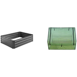 Canopies & Gazebos: Raised Garden Bed Charcoal 120 X 90 x 30cm