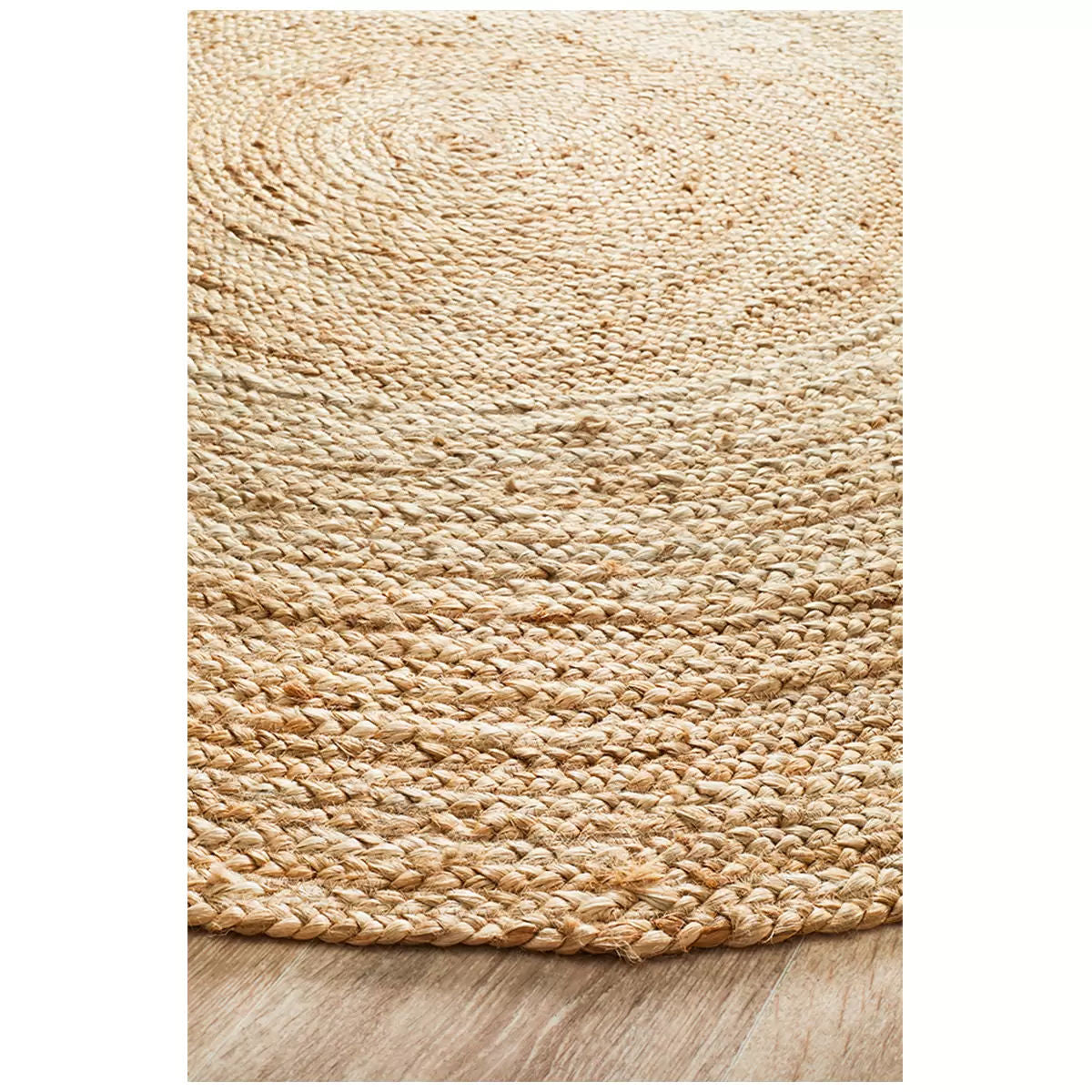 Atrium polo natural indoor rug 120 x 120cm