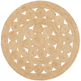 Floor Rugs: Atrium pilu natural rug 200 x 200cm