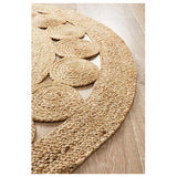 Floor Rugs: Atrium pilu natural rug 150 x 150cm