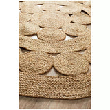 Floor Rugs: Atrium pilu natural rug 150 x 150cm