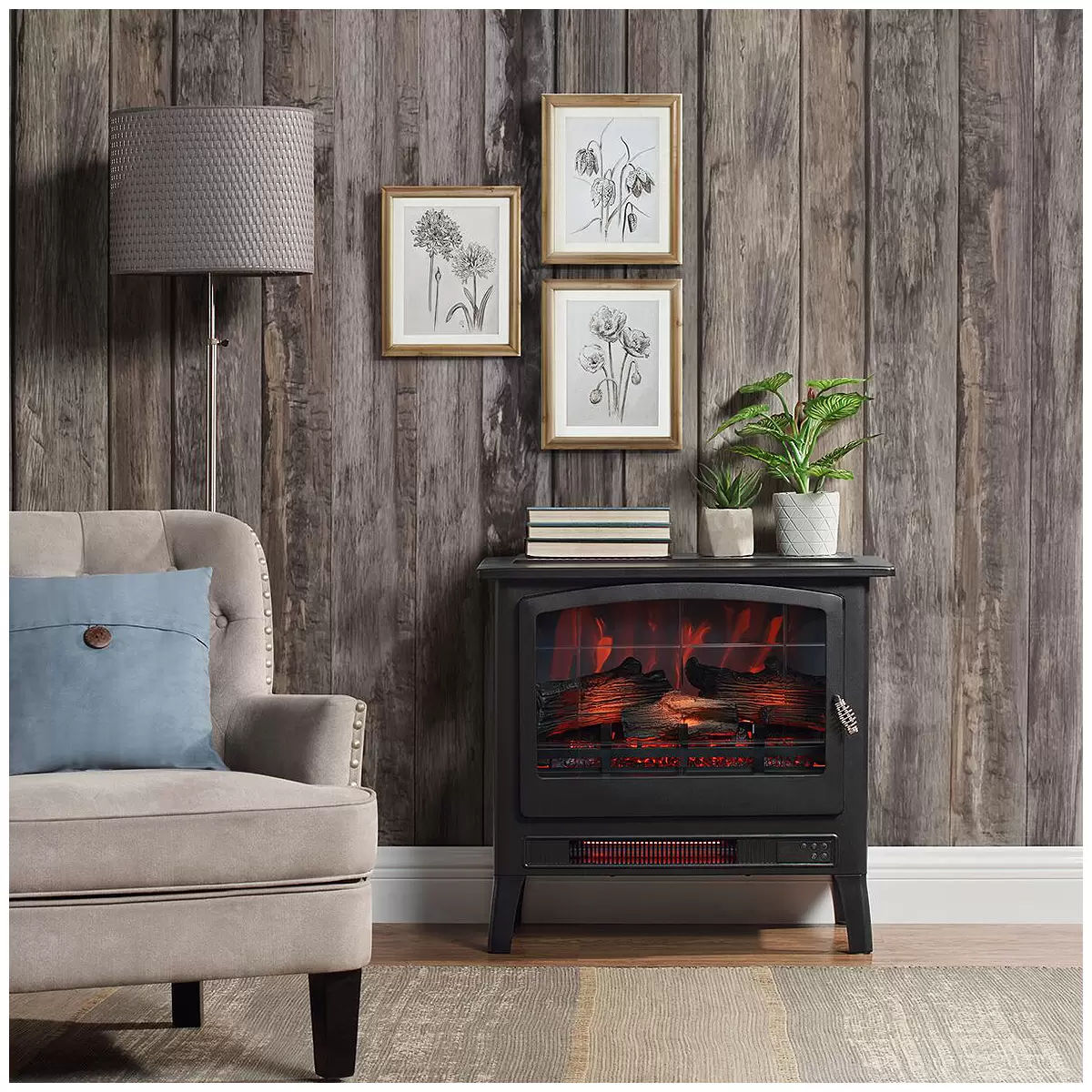 BBQ Tools: Infrared electric fireplace stove heater