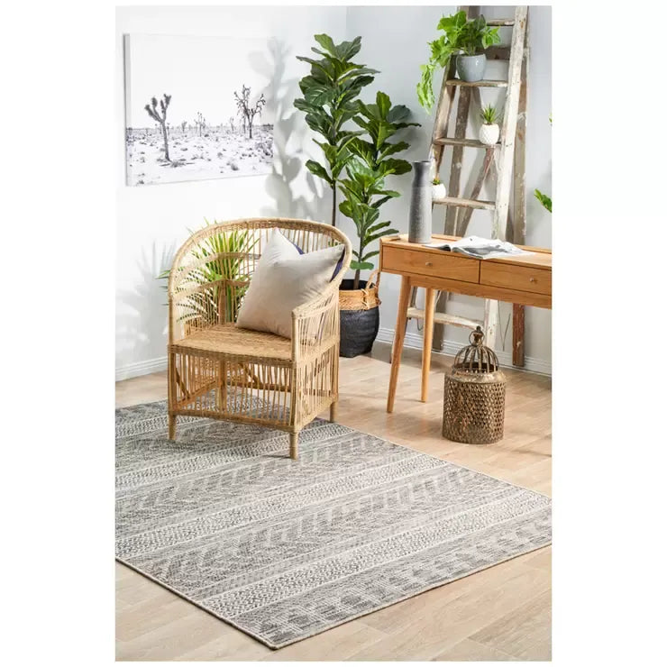 Grey Terrace Rug 400 x 300cm for Indoor and Outdoor Use