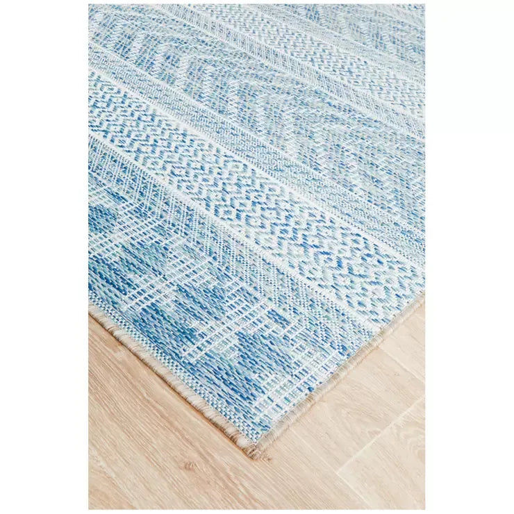 Blue Terrace 5505 Rug 230 x 160cm for Indoor and Outdoor Use