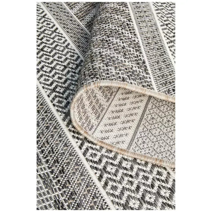 Grey Terrace Rug 230 x 160cm for Indoor and Outdoor Use