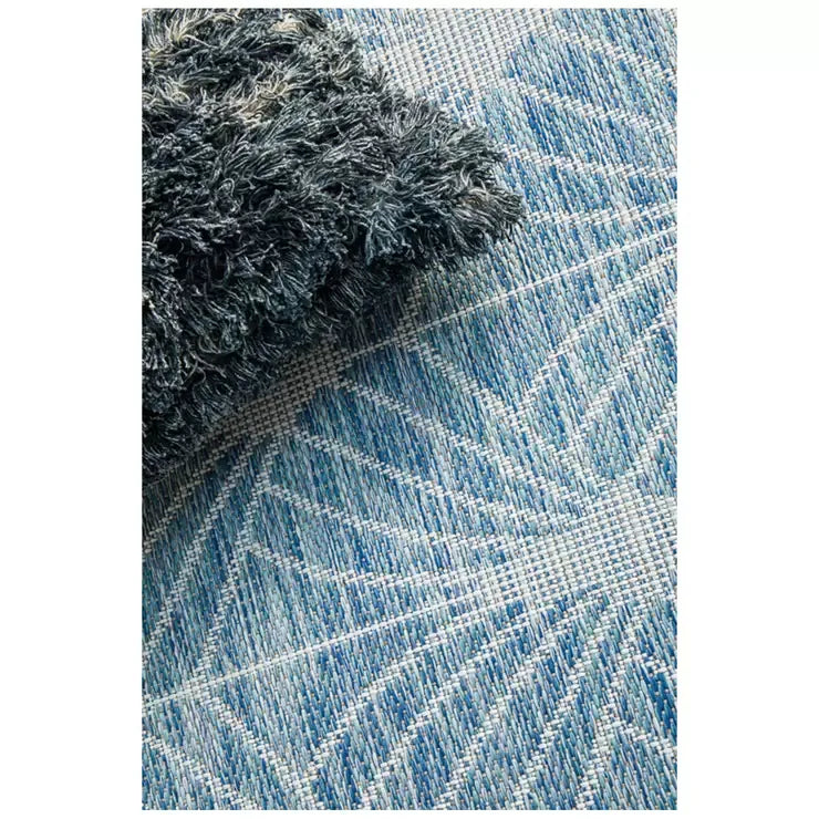 Blue Terrace Rug 290 x 200cm for Indoor and Outdoor Use