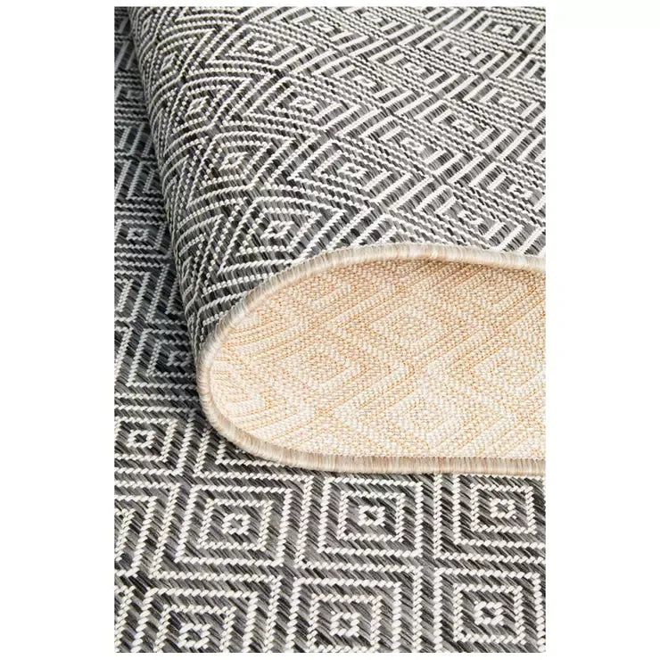 Terrace 5500 Grey Rug 400 x 300cm for Indoor and Outdoor Use