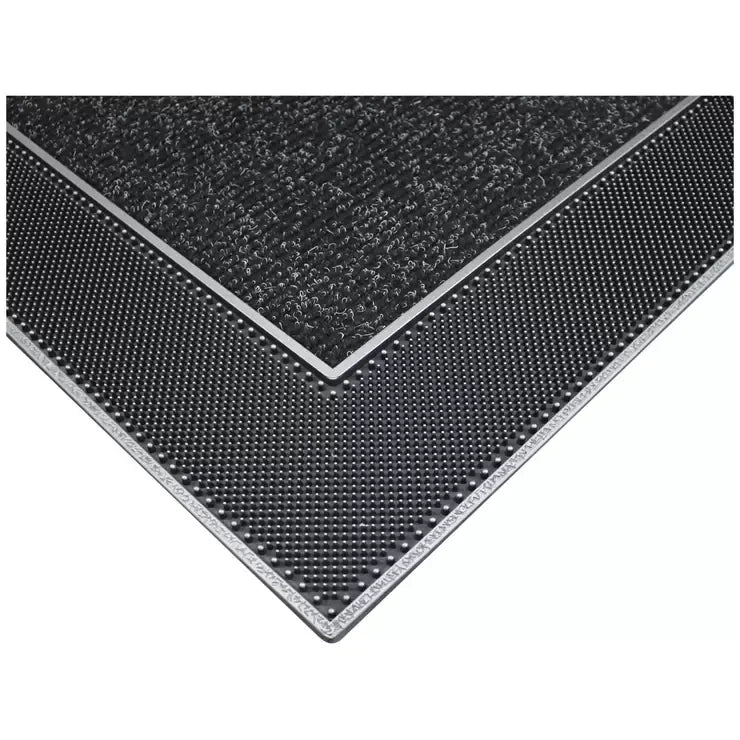 Grey Floor Mat 60 x 90cm - Easy to Clean and Weather Resistant