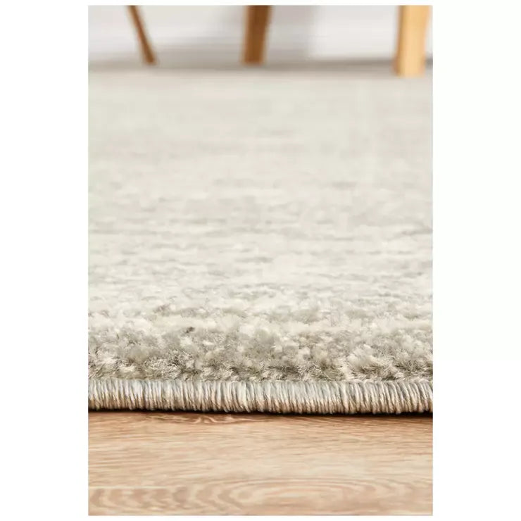 Evoke 252 Silver Indoor Rug 230 x 160cm - Soft Material for Home Use