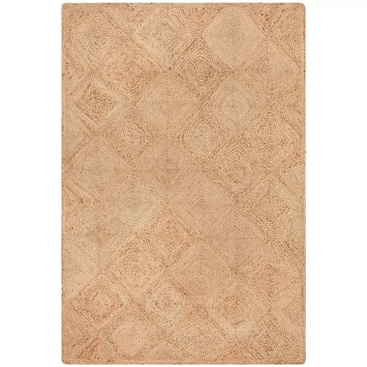 Natural Jute Rug 220 x 150cm for Living Room
