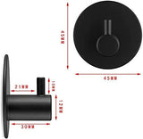 Kitchen & Bathroom DIY: 4 Pack Stainless Steel self-Adhesive Wall Hook for Bathroom and Kitchen