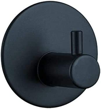 Kitchen & Bathroom DIY: 4 Pack Stainless Steel self-Adhesive Wall Hook for Bathroom and Kitchen