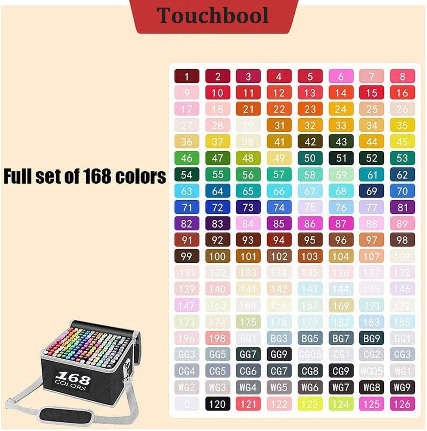 Pens & Pencils: 168 Colours Graffiti Pen Permanent Marker Pens Set for Adults and Children