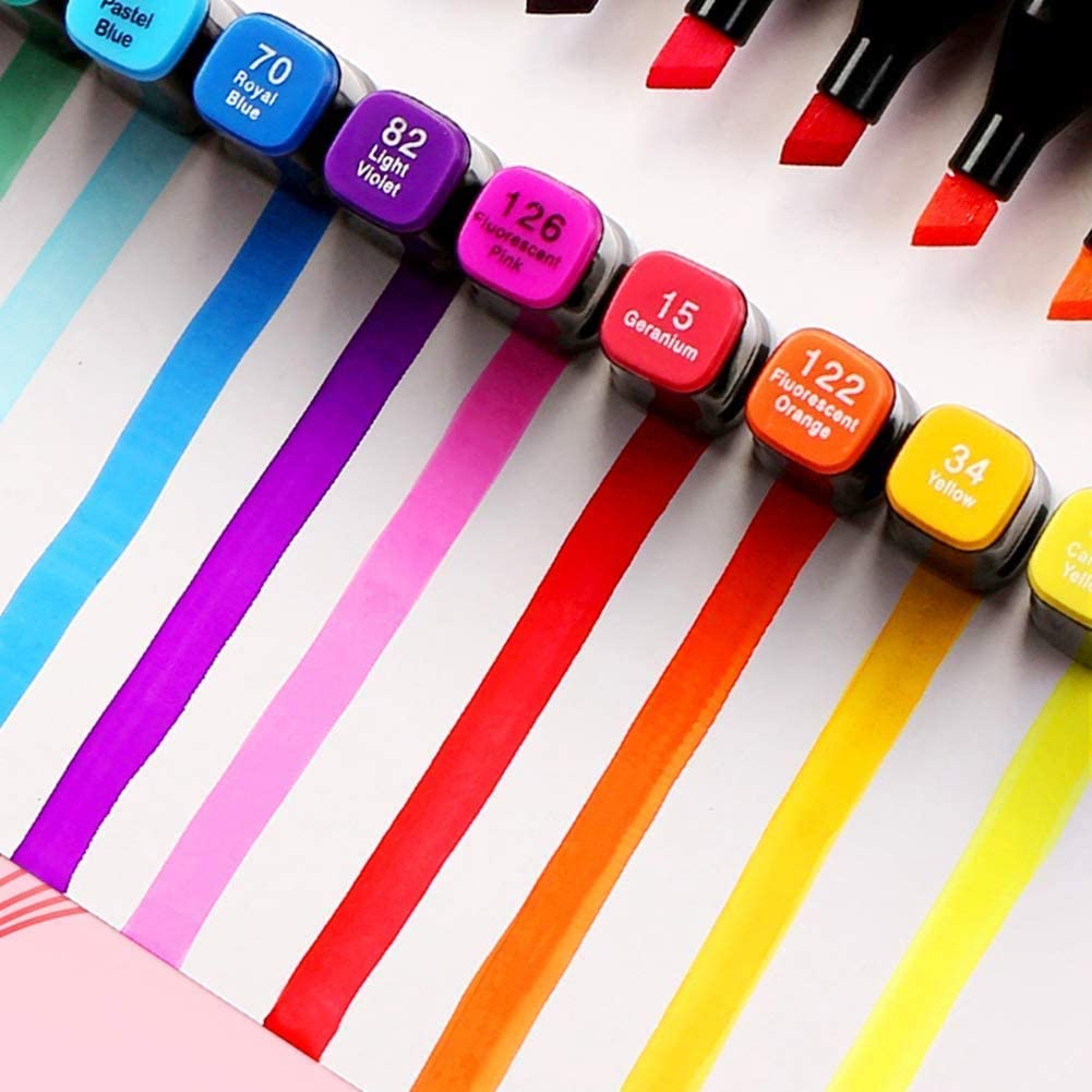 Pens & Pencils: 168 Colours Graffiti Pen Permanent Marker Pens Set for Adults and Children