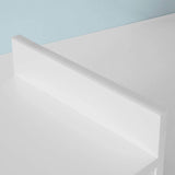 Desk Accessories: White Monitor Stand Desk Organizer with 2 Drawers