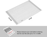 Kitchen & Bathroom DIY: Over The Sink Multipurpose Roll-Up Dish Drying Rack (52 x 33 cm)