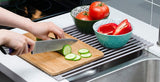 Kitchen & Bathroom DIY: Over The Sink Multipurpose Roll-Up Dish Drying Rack (52 x 33 cm)