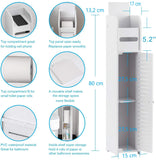 Toilet Paper Holders: Toilet Paper Roll Holder for Bathroom (White, 80 cm)