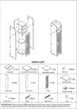 Toilet Paper Holders: Toilet Paper Roll Holder for Bathroom (White, 80 cm)