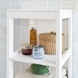 Clothing & Wardrobe Storage: Freestanding Tall Cabinet with Standing Shelves and Drawers