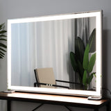Makeup Mirrors: Large Hollywood Makeup Mirror 3 Modes Lighted and Smart Touch Control (92 x 68 cm)