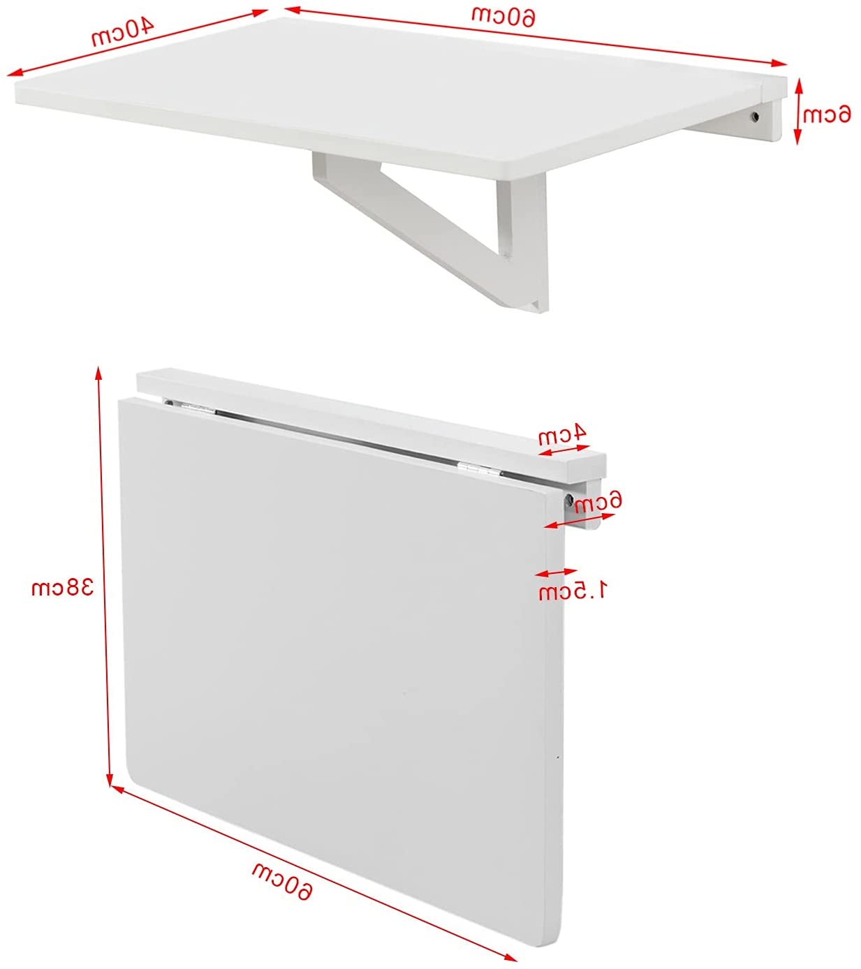 Kitchen & Bathroom DIY: Kitchen Wall-Mounted Folding Table