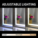 Makeup Mirrors: Hollywood LED Makeup Mirror with Smart Touch Control and 3 Colors Dimmable Light (72 x 56 cm)