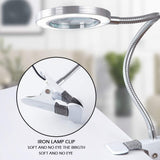 Pens & Pencils: Lighting LED 8X Magnifying Lamp with Metal Clamp 360&deg; Flexible Gooseneck and USB Plug Design for Tattoo, Manicure and Reading