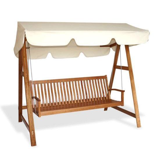Outdoor Play Equipment: Maculata Adult Outdoor Garden 3 seater Swing