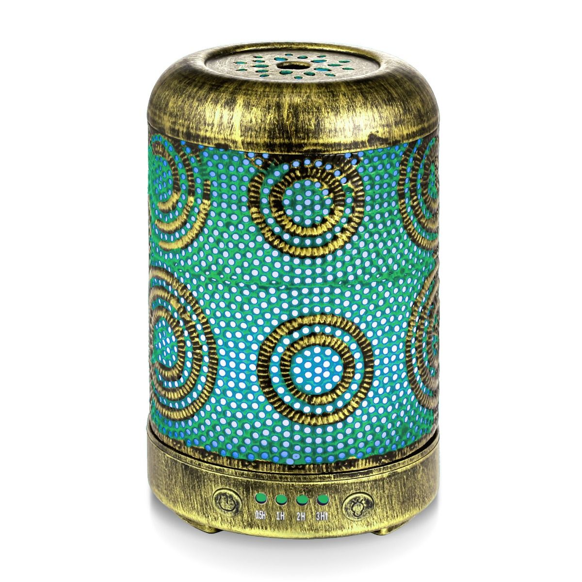 Aroma Diffusers: activiva 100ml Metal Essential Oil and Aroma Diffuser-Vintage Gold