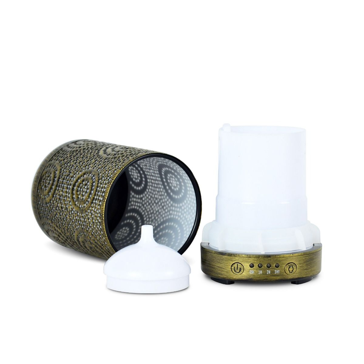 Aroma Diffusers: activiva 100ml Metal Essential Oil and Aroma Diffuser-Vintage Gold