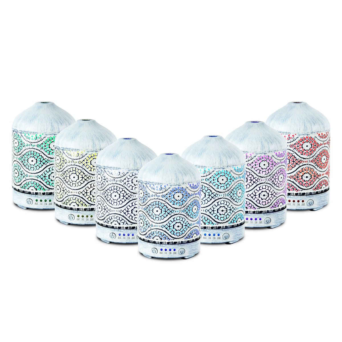 Aroma Diffusers: activiva 100ml Metal Essential Oil and Aroma Diffuser-Vintage White