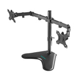 activiva Dual-Screen Articulating Monitor Arm with Free-Standing Desktop Base