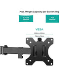 activiva Dual-Screen Articulating Monitor Arm with Interchangeable Laptop Holder