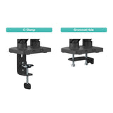 activiva Ergolife Dual-Screen Gas Spring Monitor Arm