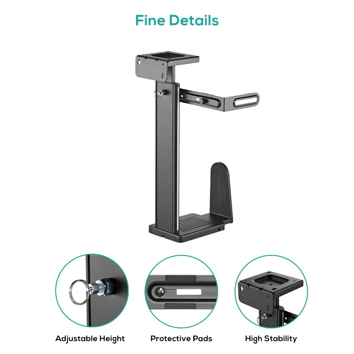 Office & Desk Chairs: activiva Ultra-Wide Adjustable Wall & Under-Desk PC Mount