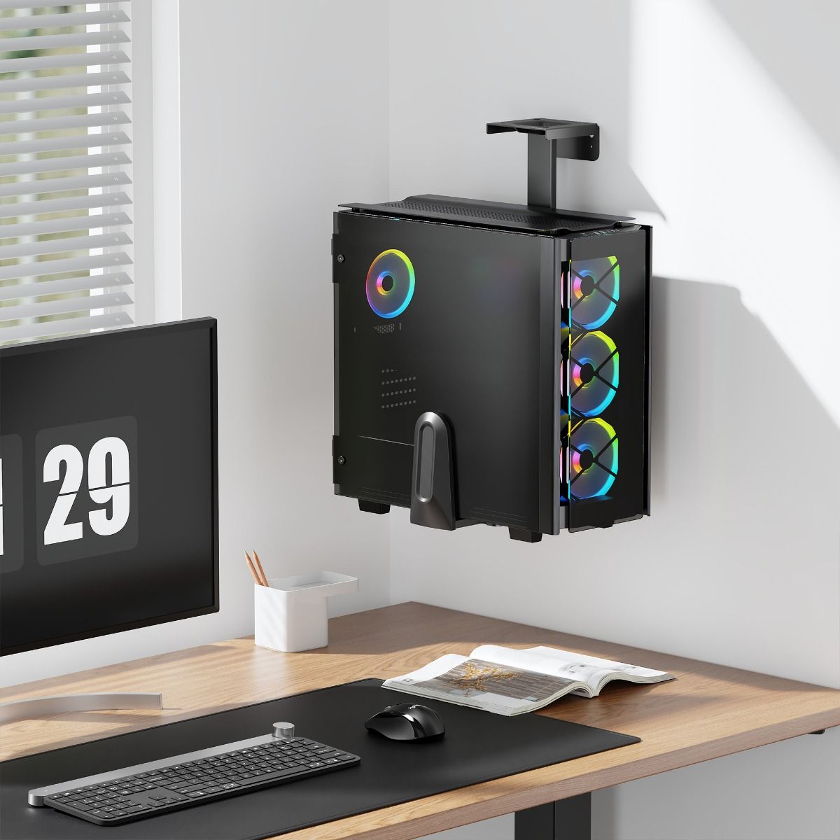 Office & Desk Chairs: activiva Ultra-Wide Adjustable Wall & Under-Desk PC Mount