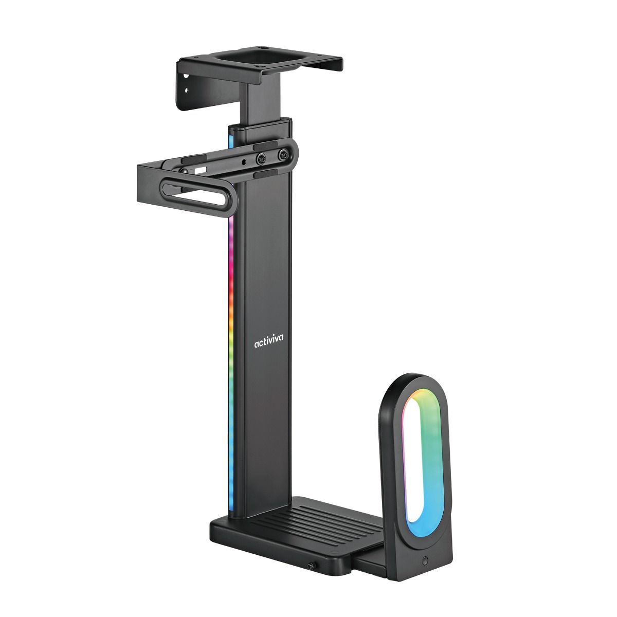 Computer Monitors & Accessories: activiva RGB Ultra-Wide Adjustable Wall & Under-Desk Gaming PC Mount