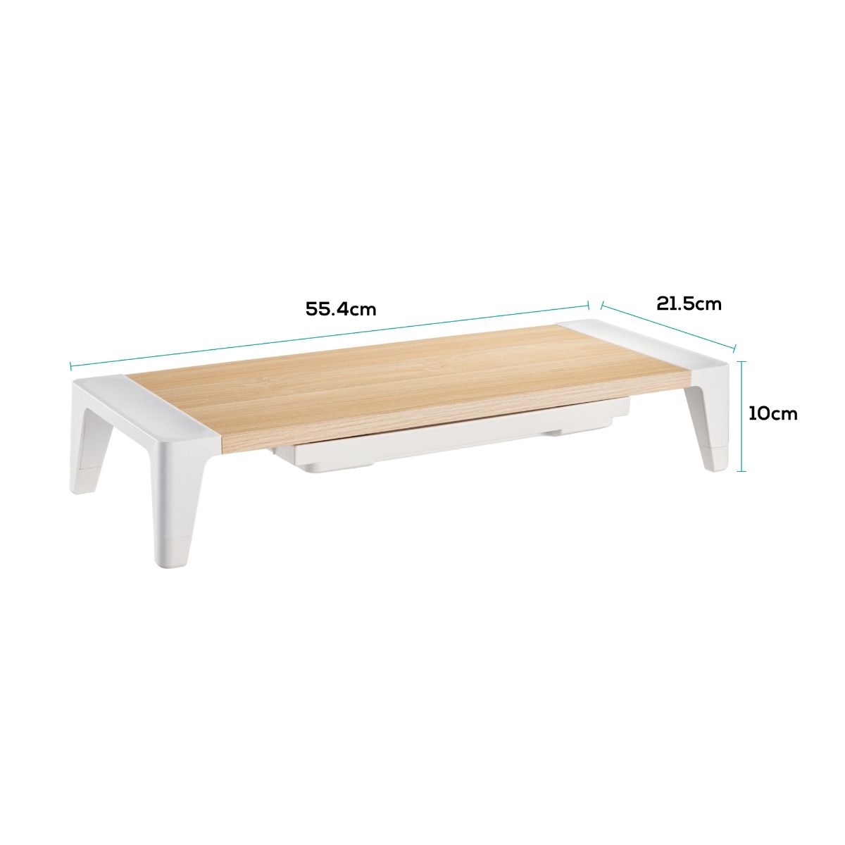 Computer Monitors & Accessories: activiva Ergolife Monitor Stand Riser with Storage Drawer