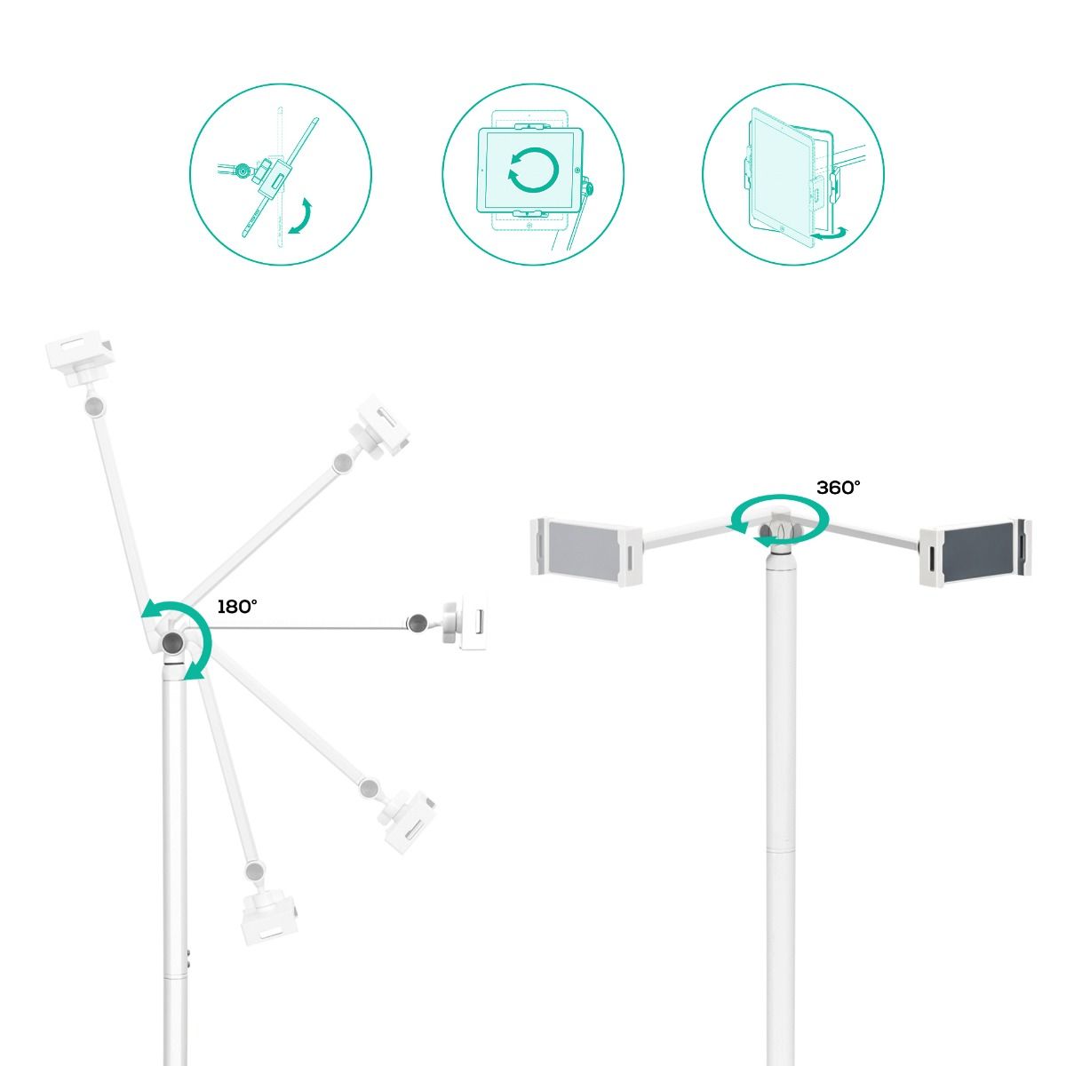 Tablets & Cases: activiva Universal iPad & Tablet Floor Stand