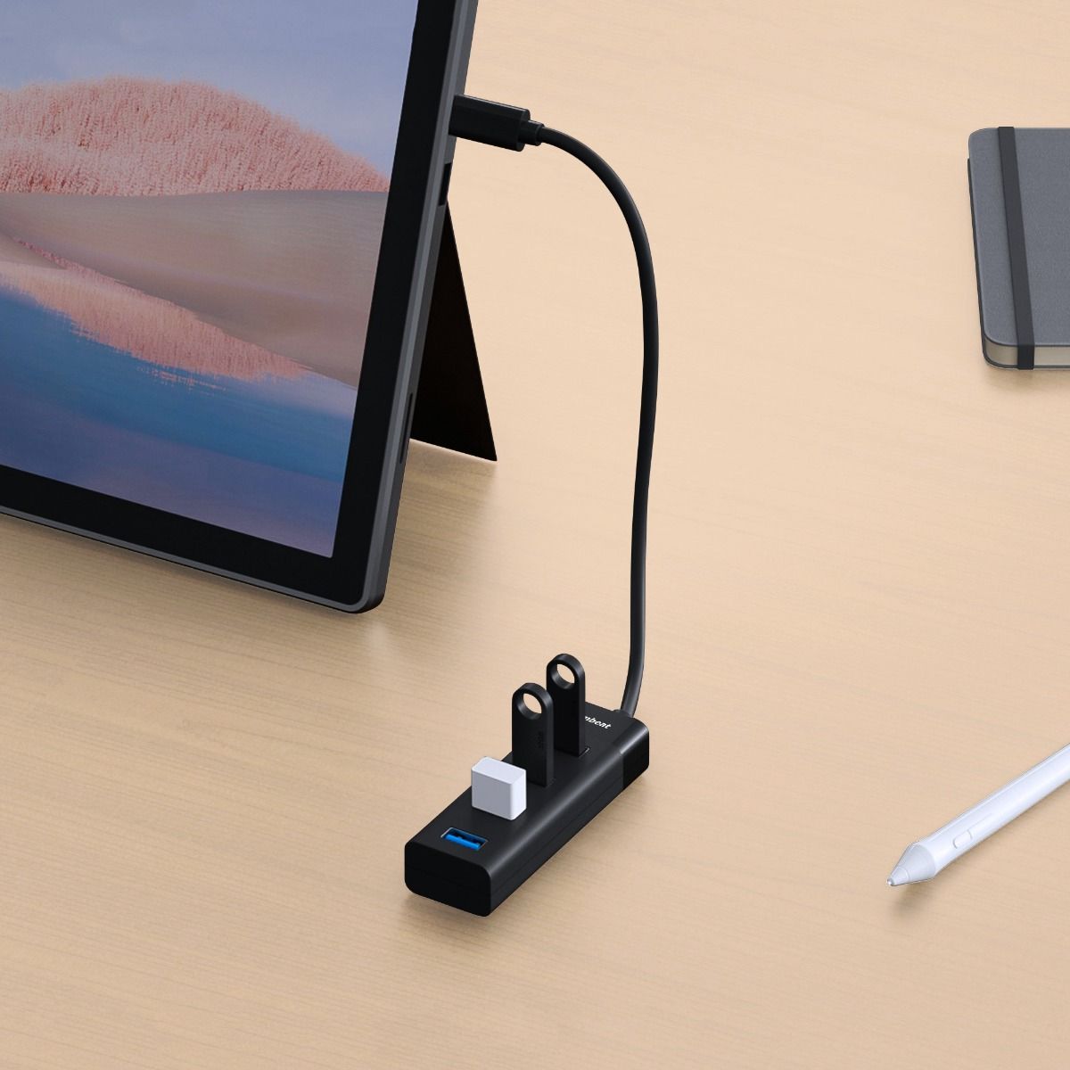 Keyboards & Accessories: mbeat 4-Port USB-C Hub with USB-C DC Port