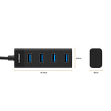Keyboards & Accessories: mbeat 4-Port USB-C Hub with USB-C DC Port